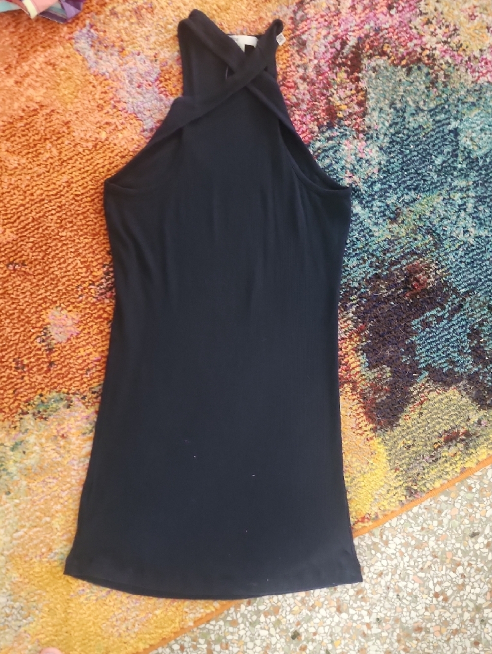 Vince Ribbed Racerback Tank - Picture 5 of 6